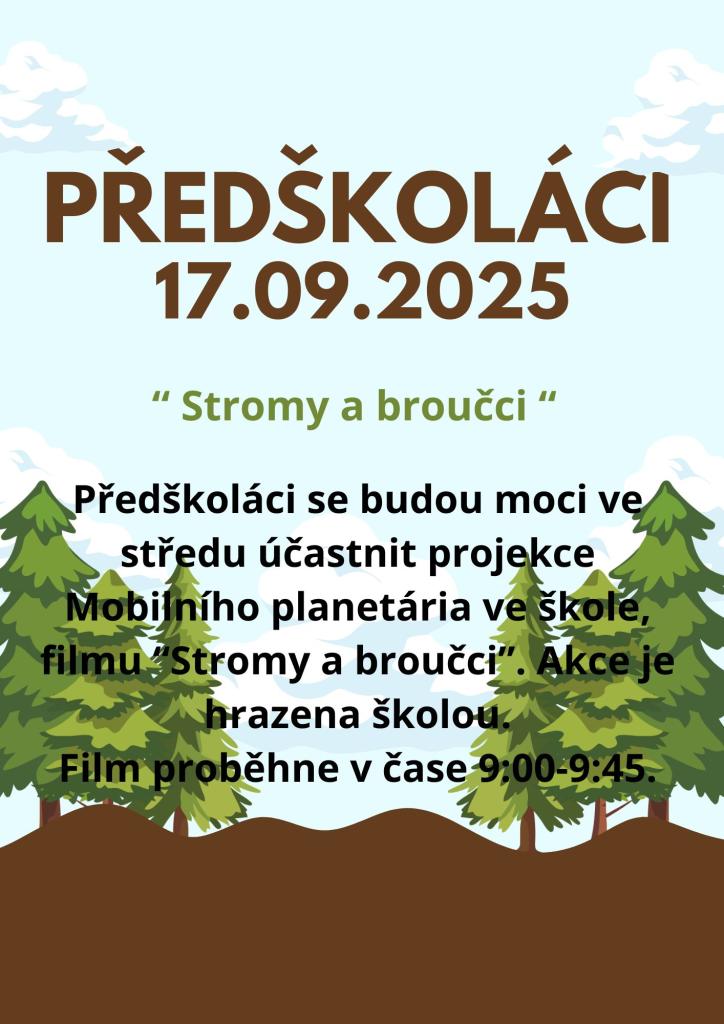 Stromy a broučci - Mobilní planetárium